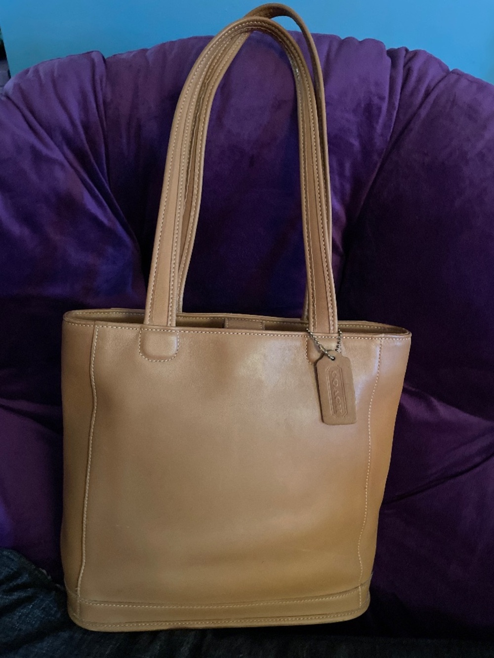 COACH Leather Tote Handbag Style #9305